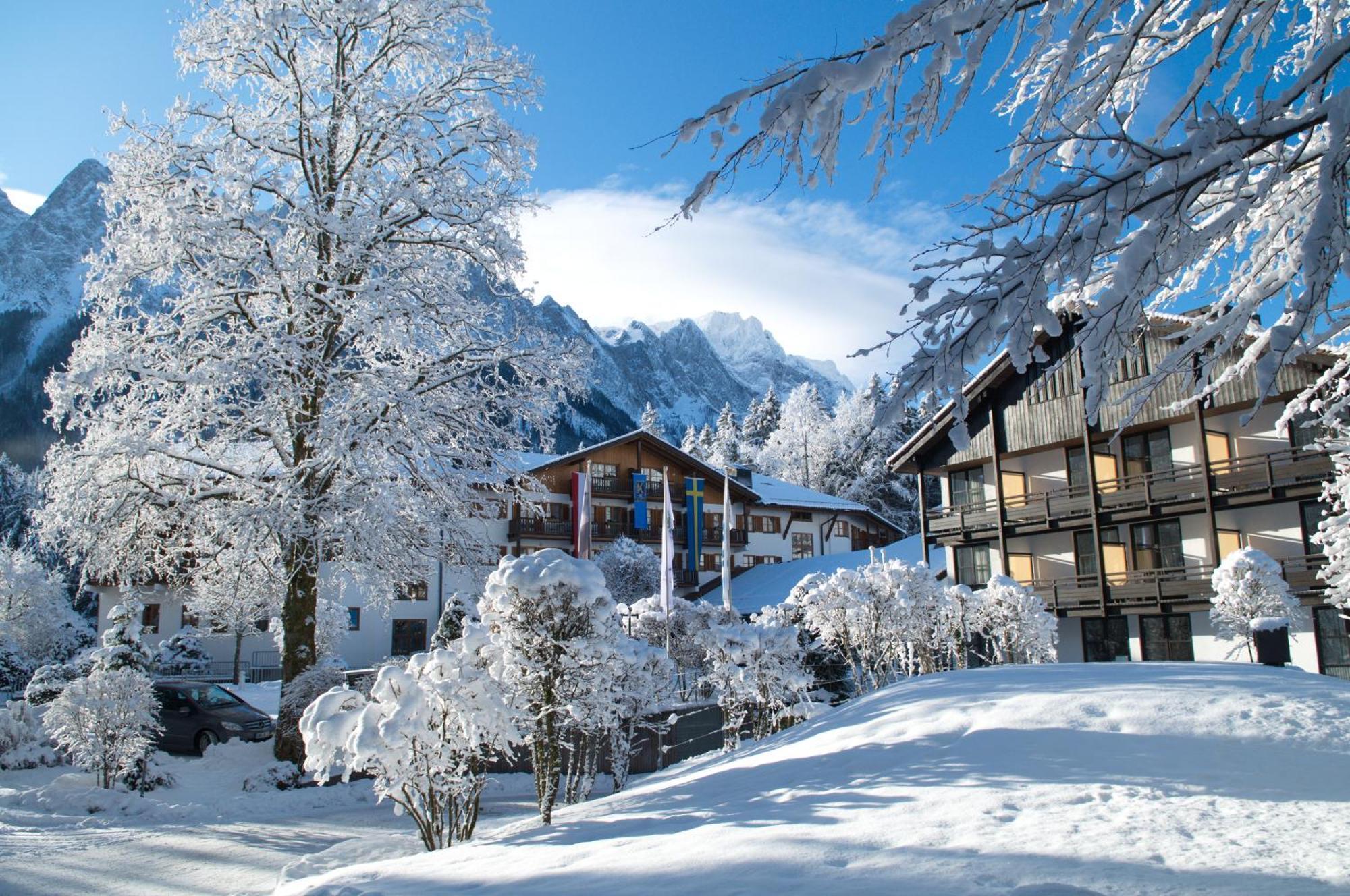 Hotel Am Badersee Grainau Exteriör bild